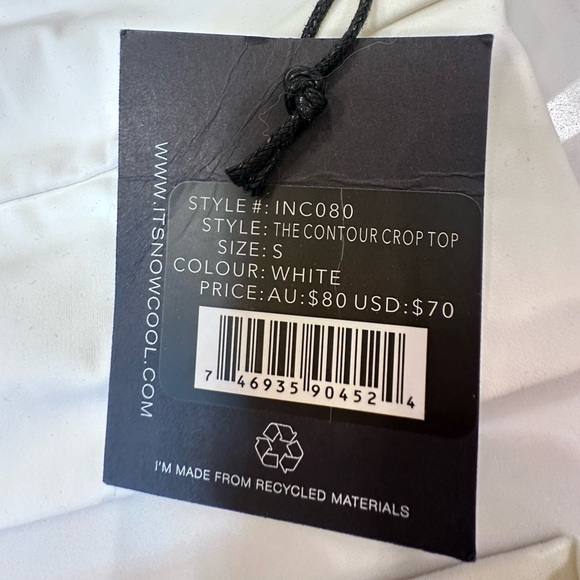 NWT It’s Now Cool White Contour Bikini Size Small - Picture 8 of 8